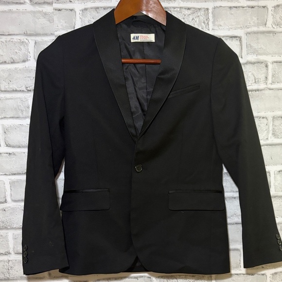 H&M boys Elegant Black Blazer, size 9-10 - Picture 1 of 7